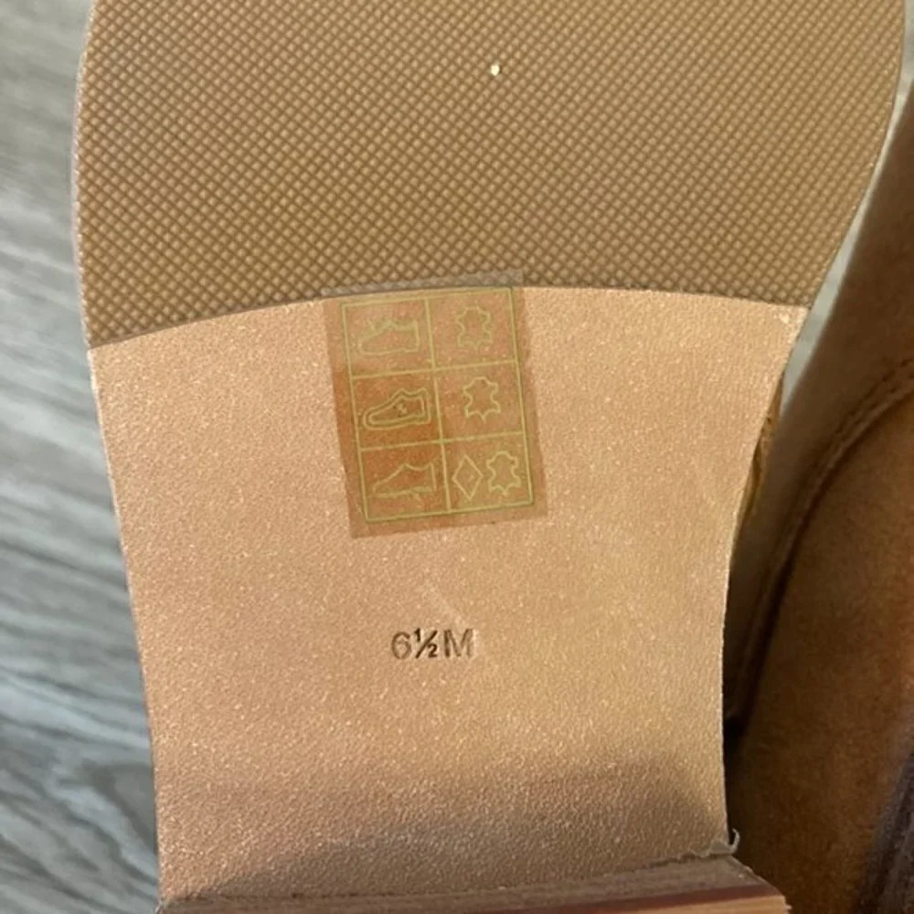 Tory Burch Brooke Ankle Suede Buckle Boot Size 6.5 NEW